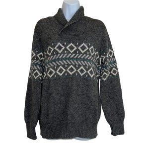 Vintage High Sierra Pullover Sweater Womens Small Turtleneck Nordic Retro Wool